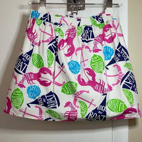 Lily Pulitzer Summer Classic Cotton Mimosa Rock my Boat Skirt Size XS - Picture 3 of 10